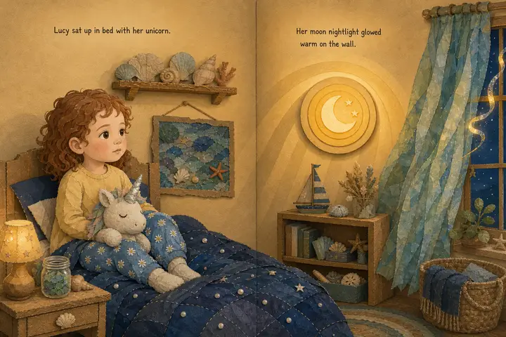 A sample from Lucy and the Two-Moon Garden