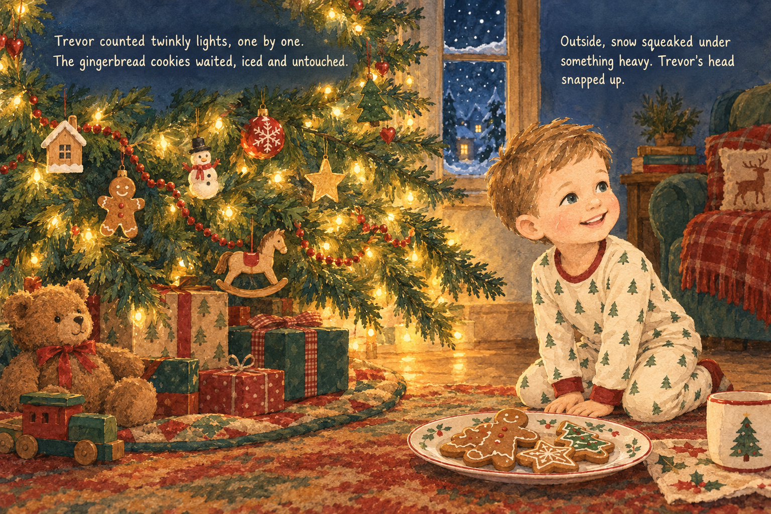 A sample from My Turn, Santa! Starring Trevor