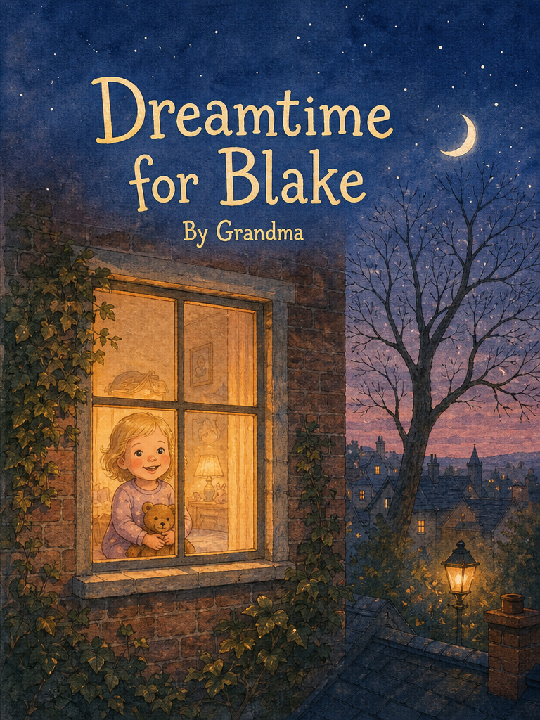 Cover of Dreamtime for Blake, a custom Sundayfawn book made for blake, age 2.
